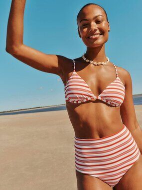 NEW Vineyard Vines 2 Piece Underwire Bikini Top Ultra High Waist Swimsuit Bottom